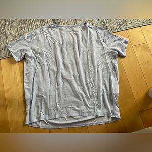 Lululemon Size 12 Light Blue Boatneck Tee